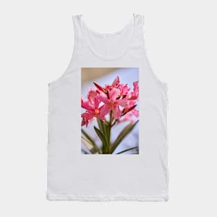 Pink lillies closeup Tank Top